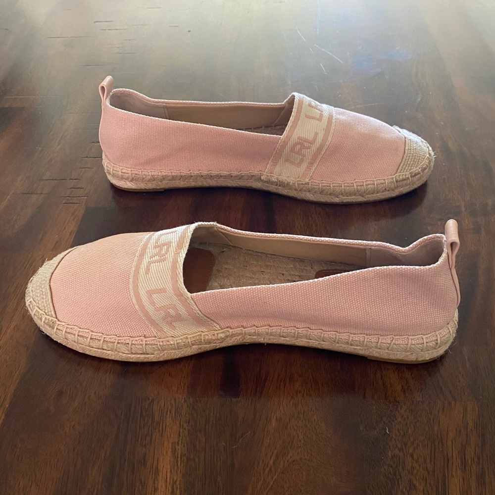 Ralph Lauren light Pink Caylee Espadrilles - Picture 4 of 11